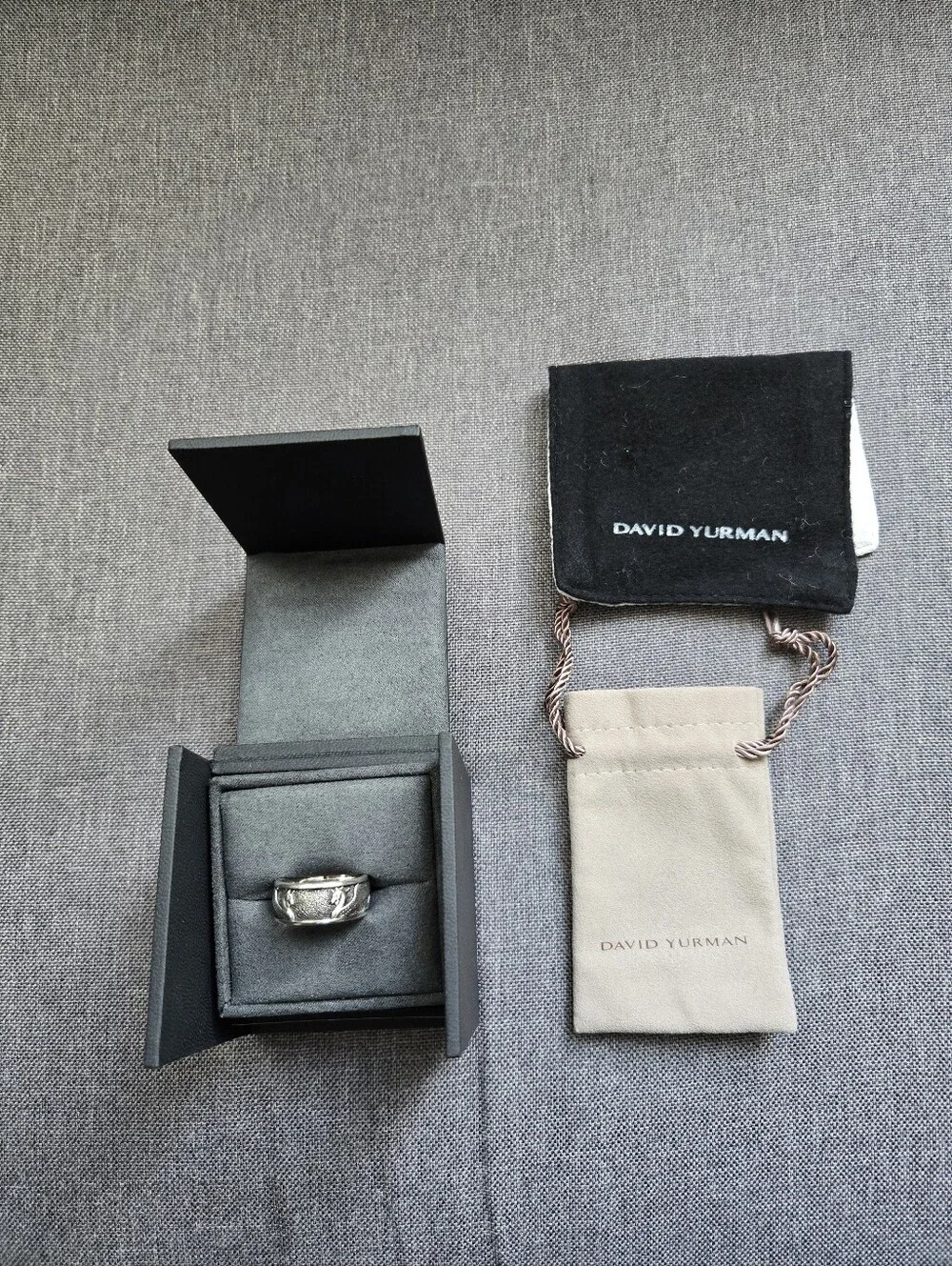 David Yurman Mythical Dragon Sterling Silver Band Ring